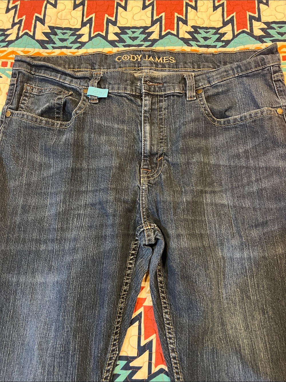 Cody James Relaxed Fit Jeans in Medium Blue Wash